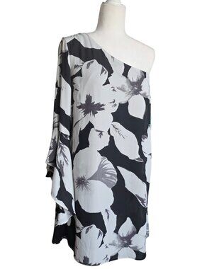 NWT CeCe One Shoulder Floral Print Dress 4